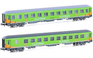 フリックストレイン 寝台客車2両セット (2両セット) ★外国形モデル (鉄道模型)