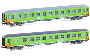 Flix Train Sleeper Two Car Set (2-Car Set) (Model Train)