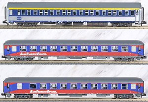 Set 76 006 (N) BahnTouristikExpress Ep.VI Passenger Car Three Car Set (3-Car Set) (Model Train)