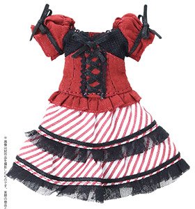 Sahras a la Mode Sweets One-piece (Red Cherry) (Fashion Doll)