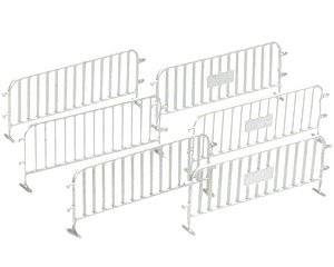 212.16 (N) Fence (Silver) (Set of 6) (Model Train)