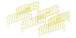 212.17 (N) Fence (Yellow) (Set of 6) (Model Train)
