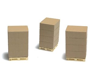 211005 (N) Parette (Cardboard Loading) (Set of 3) (Model Train)