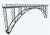 (HO) HK60 上路式アーチ橋 (単線) グレー (鉄道模型) 商品画像1