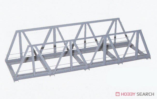 (HO) V18 ポニートラス鉄橋 (単線) グレー (鉄道模型) 商品画像1