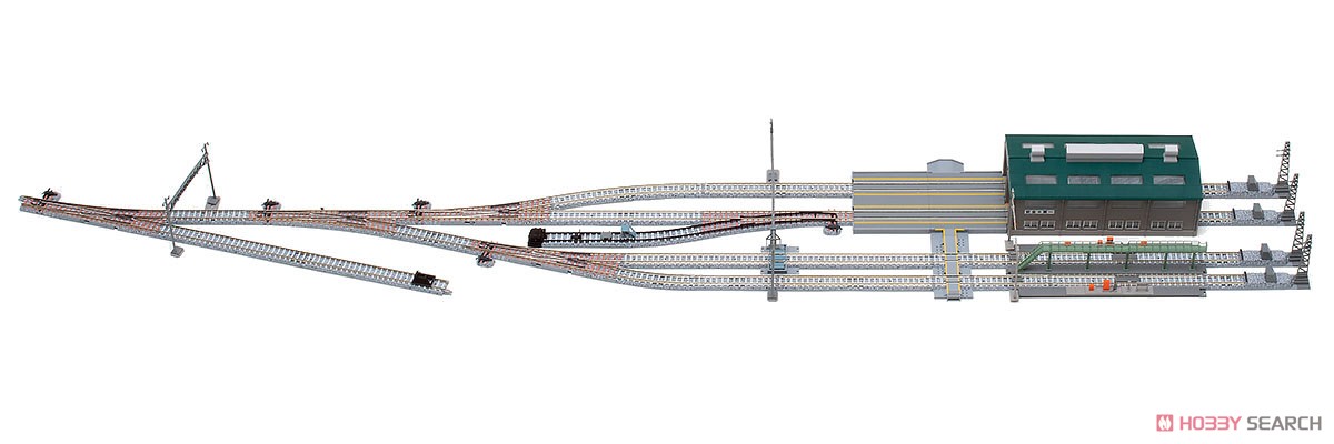 Fine Track 機関区レールセット [手軽に発展 レールセット] (鉄道模型) 商品画像1