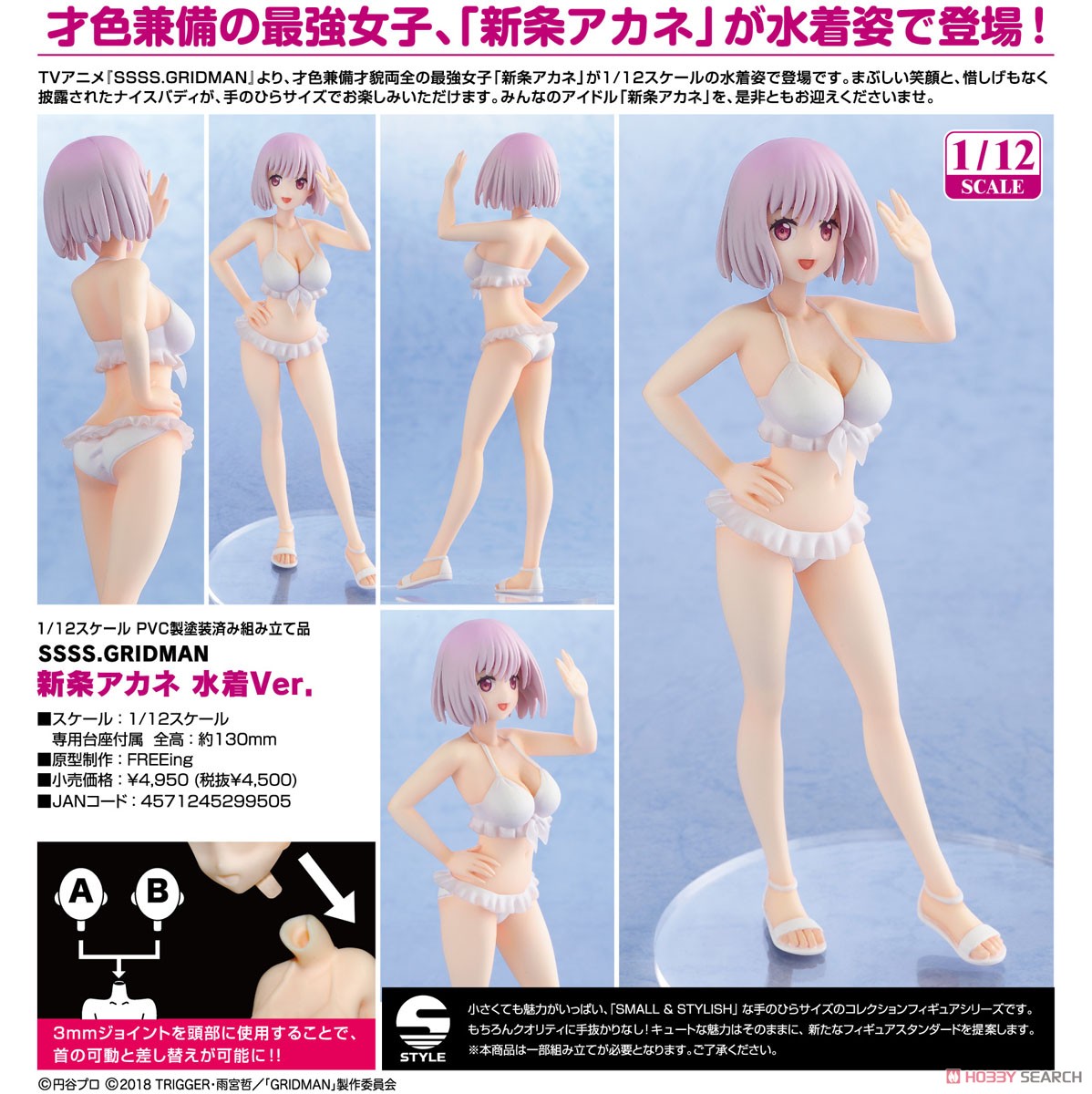 Akane Shinjo: Swimsuit Ver. (PVC Figure) Item picture8