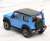 Suzuki Jimny (JB74) Blue/Black Top RHD (Diecast Car) Item picture3