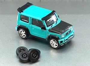 Lb Nation Suzuki G Mini Glitter Green RHD (Blister Pack) (Diecast Car)