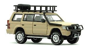 三菱 パジェロ 2nd Generation マットアイボリー Jungle pack RHD (ミニカー)