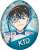 Detective Conan 90`s Series Egg Can Badge (Set of 6) (Anime Toy) Item picture3