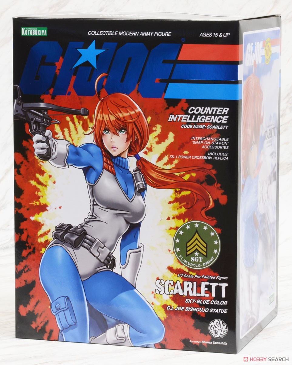 G.I. JOE美少女 スカーレット スカイブルー 限定版 (完成品) パッケージ1