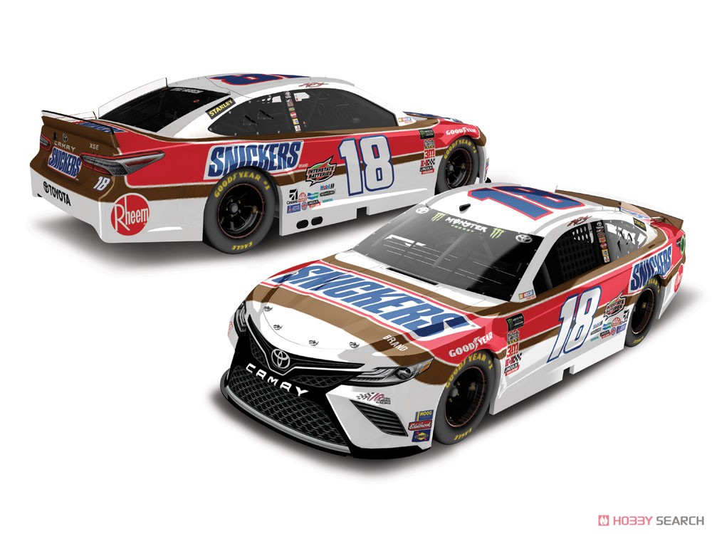 Kyle Busch 2019 Snickers Darlington Throwback Toyota Camry NASCAR 2019 [Elite] (Diecast Car) Other picture1