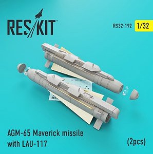 AGM-65マベリック ミサイル w/LAU-117ランチャー (2個入り) (プラモデル)