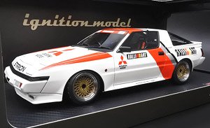 Mitsubishi STARION 2600 GSR-VR (E-A187A) White / Red / Silver (ミニカー)