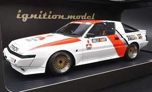 Mitsubishi Starion 2600 GSR-VR (E-A187A) White / Red / Silver (Diecast Car)