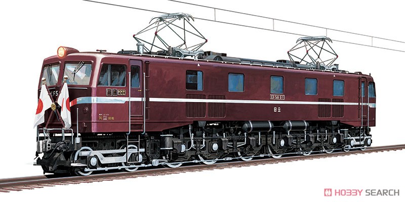 J.N.R. Direct Current Electric Locomotive EH58 Royal Engine (Plastic model) Other picture1