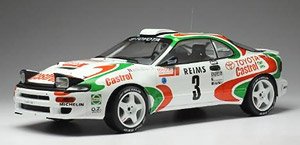 トヨタ セリカ ターボ 4WD (ST185) 1993年ラリー・モンテカルロ 優勝 #3 D.Auriol / B.Occelli (ミニカー)