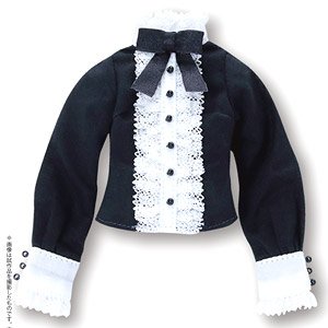 PNS Falted Blouse II (Black) (Fashion Doll)