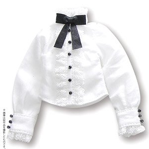 PNS Falted Blouse II (White) (Fashion Doll)