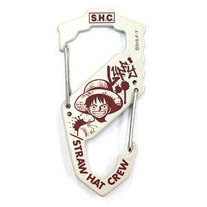 One Piece Luffy Carabiner Type S White (Anime Toy)