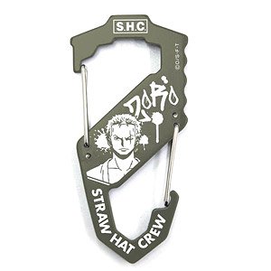 One Piece Zoro Carabiner Type S Moss (Anime Toy)