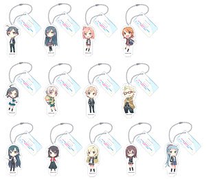 [My Teen Romantic Comedy Snafu Fin] Acrylic Key Ring Collection w/Stand (Set of 13) (Anime Toy)