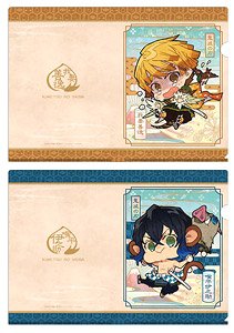 Demon Slayer: Kimetsu no Yaiba Clear File Set Zenitsu & Inosuke Oni Taiji Ver. (Anime Toy)