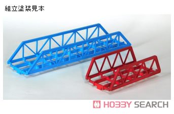 HOゲージサイズ 単線ポニートラス鉄橋L 組立キット (組み立てキット) (鉄道模型) その他の画像1