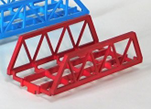HO Scale Size Single Track Pony Truss Bridge S Kit (Unassembled Kit) (Model Train)