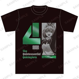 The Quintessential Quintuplets Foil Print T-Shirt Yotsuba (M) (Anime Toy)