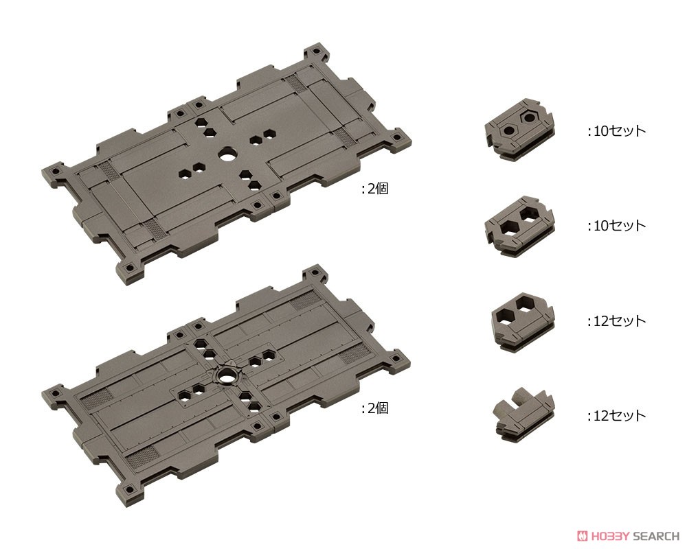 ヘキサギア ブロックベース02 パネルオプションA (プラモデル) 商品画像1