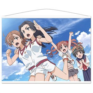 A Certain Scientific Railgun T B2 Tapestry B [Mikoto Misaka & Mitsuko Kongou & Kuroko Shirai & Kazari Uiharu] (Anime Toy)