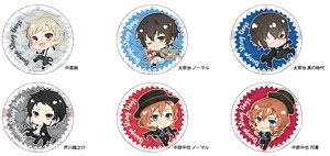 Bungo Stray Dogs Pop-up Character A Little Big Can Badge (Set of 6) (Anime Toy)