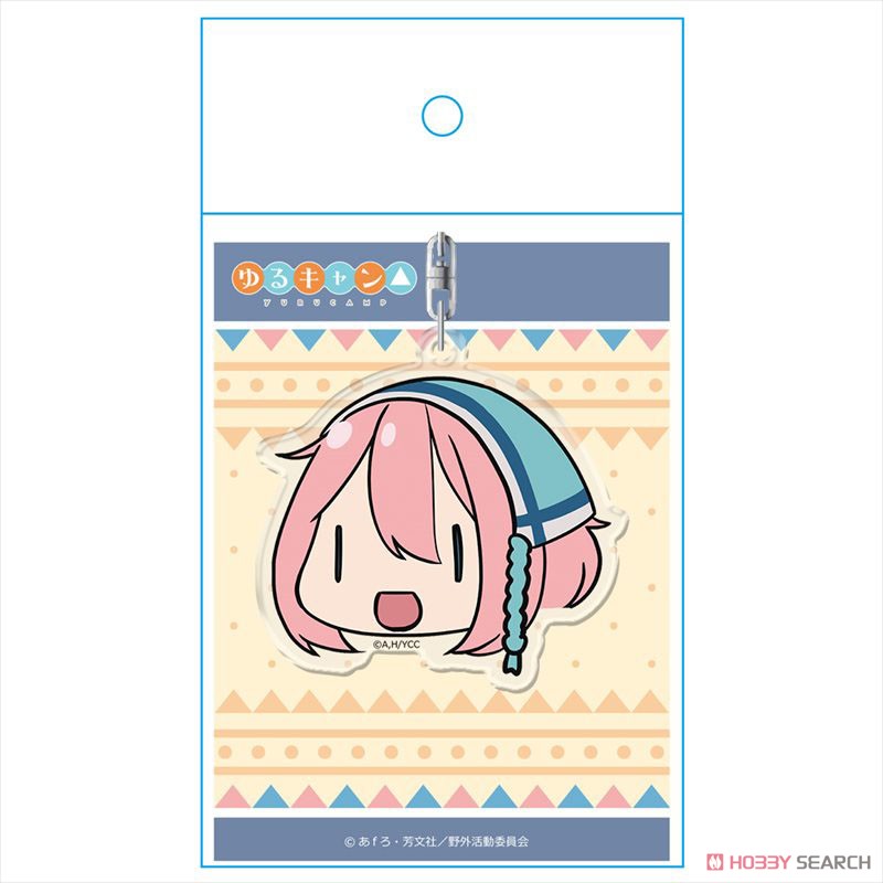 ゆるキャン△ 顔スタンプキーホルダー 各務原なでしこ イーストウッドVer. (キャラクターグッズ) 商品画像3