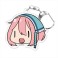 ゆるキャン△ 顔スタンプキーホルダー 各務原なでしこ イーストウッドVer. (キャラクターグッズ) 商品画像1 サムネイル