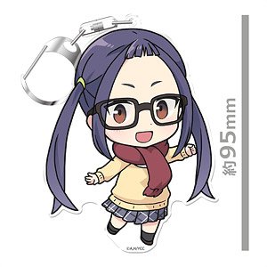 Yurucamp Petitcolle! Acrylic Key Ring (w/Stand) Chiaki Ohgaki Uniform Ver, (Anime Toy)
