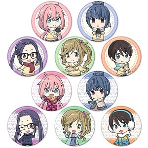 ゆるキャン△ トレーディング缶バッジ (10個セット) (キャラクターグッズ)