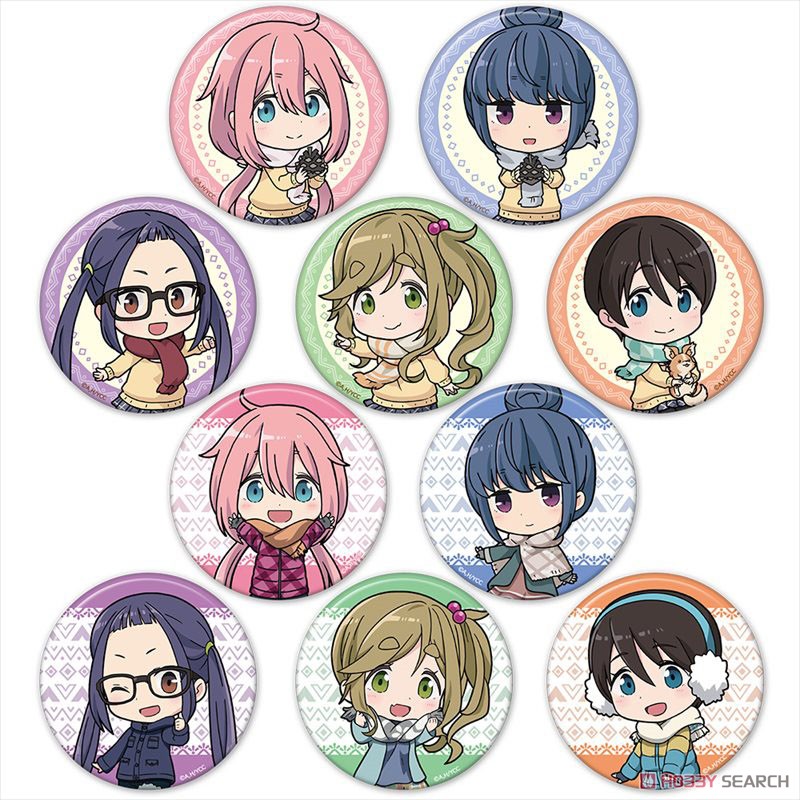 ゆるキャン△ トレーディング缶バッジ (10個セット) (キャラクターグッズ) 商品画像1