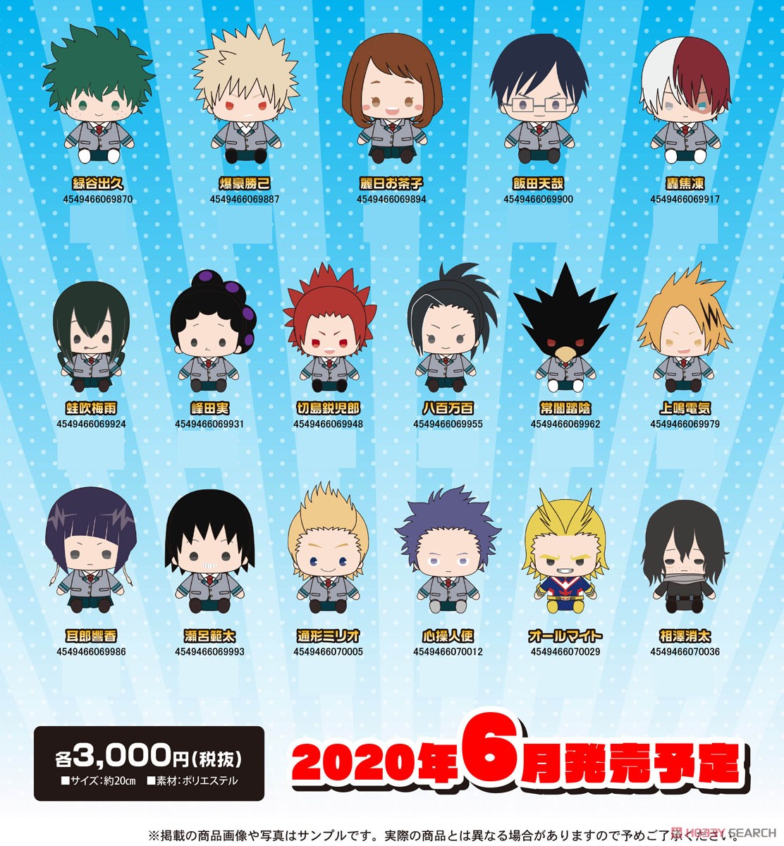 My Hero Academia Izuku Midoriya Munyugurumi S (Anime Toy) その他の画像1