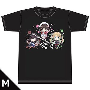 [Saekano: How to Raise a Boring Girlfriend Fine] T-Shirt [Megumi & Eriri & Utaha] M (Anime Toy)