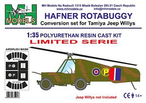 Hafner Rotabuggy Conversion Set for Tamiya Jeep Willys (Plastic model)