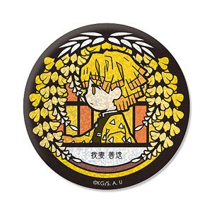 Vetcolo Demon Slayer: Kimetsu no Yaiba Glitter Can Badge [03. Zenitsu Agatsuma] (Anime Toy)