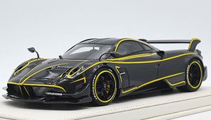 Pagani Huayra BC Black with Yellow Stripe (Special Package) (Diecast Car)