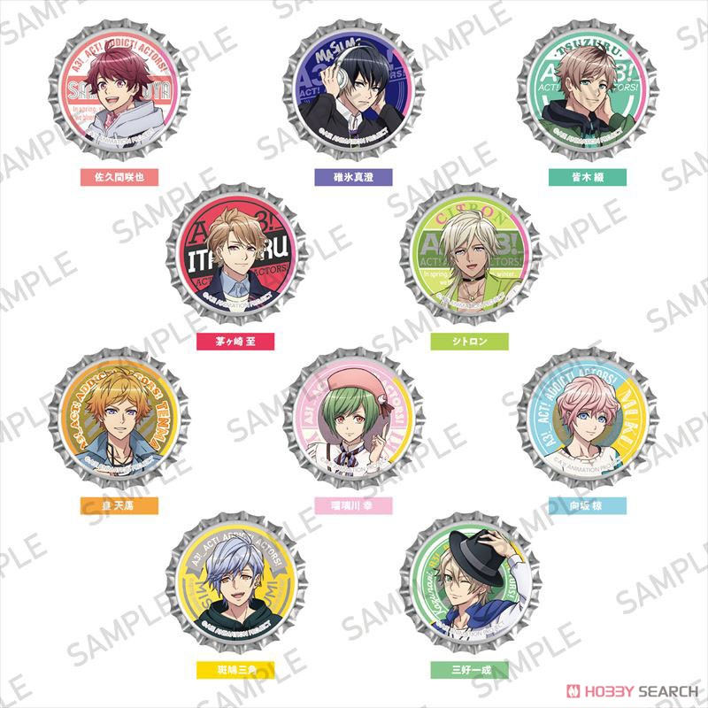 [A3!] Crown Cork Clip Badge Citron (Anime Toy) Other picture1