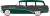 (HO) ビュイック センチュリー エステート ワゴン 1954 バフィングリーン/カールズバッドブラック (鉄道模型) その他の画像1