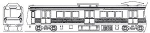 1/80(HO) Shizuoka Railway Type 1000 1st Edition Two Car Kit (2-Car, Unassembled Kit) (Model Train)