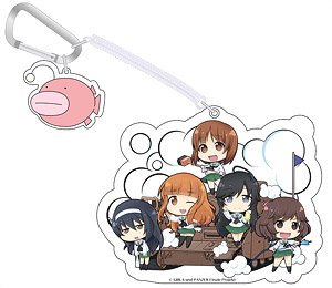 Girls und Panzer das Finale w/Charm Pass Case Team Ankou (Anime Toy)