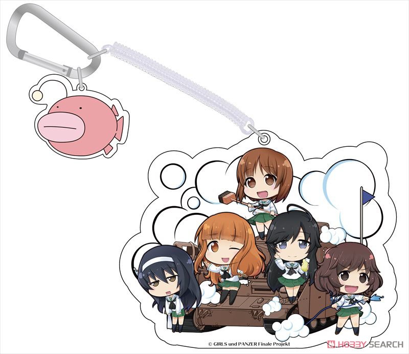 Girls und Panzer das Finale w/Charm Pass Case Team Ankou (Anime Toy) Item picture1