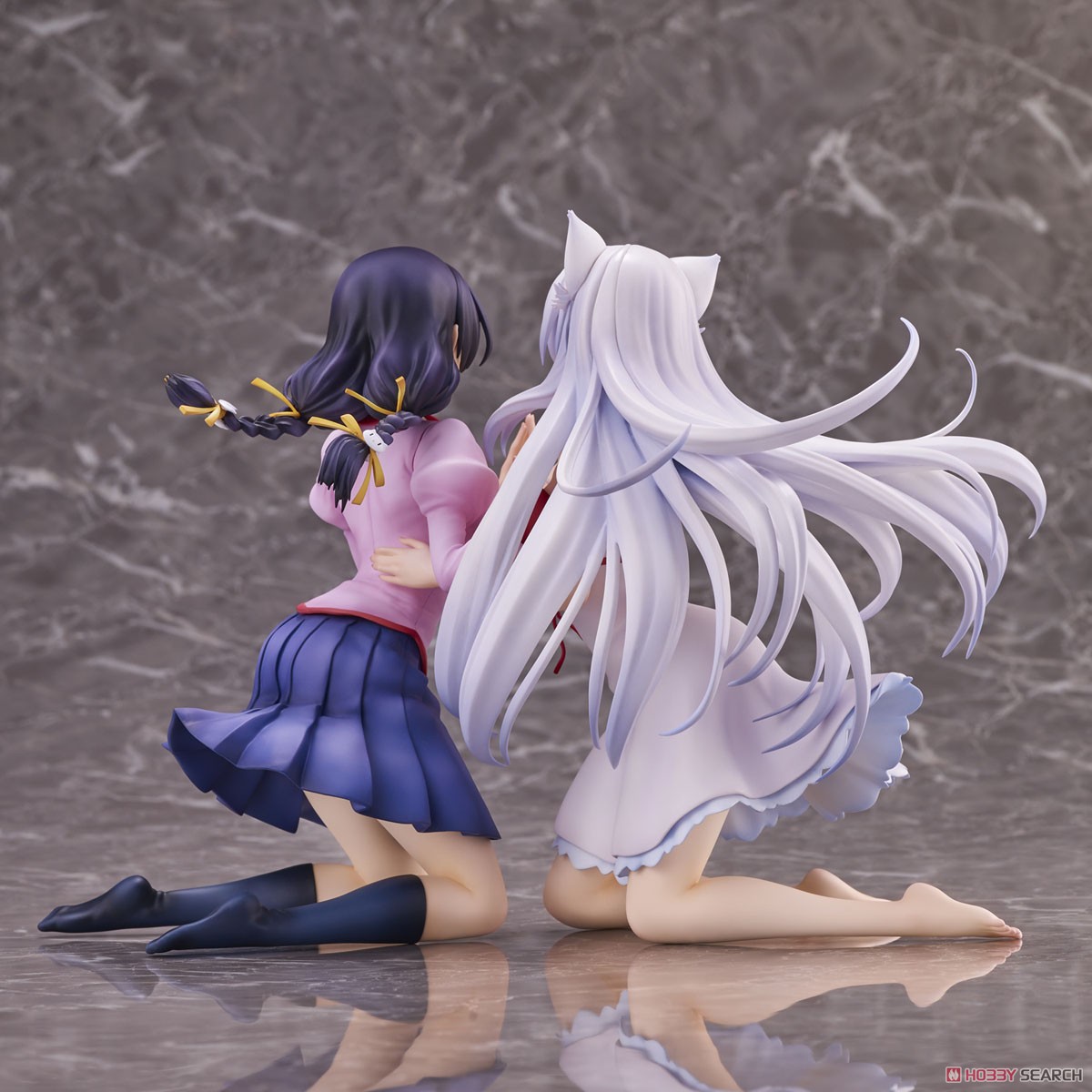 [Nekomonogatari] Tsubasa Hanekawa (Set of 2) (PVC Figure) Item picture4